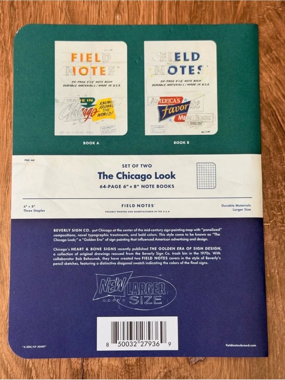Field Notes notebooks white